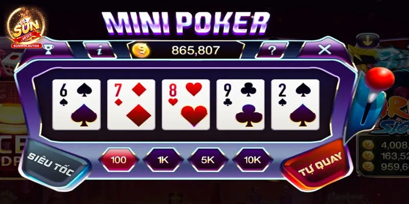 Mini Poker - Hướng Dẫn Chơi Đơn Giản Và Mẹo Hay Từ Cao Thủ 4 Cách chơi Mini Poker hiệu quả với mẹo hay